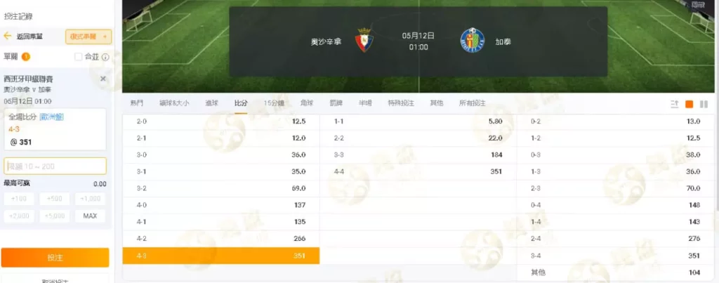 錢盈娛樂城:OB真人體育波膽投注